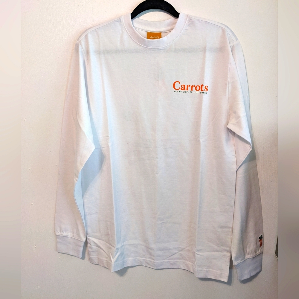 Anwar Carrots T-shirt new med men's long sleeve cotton nwt